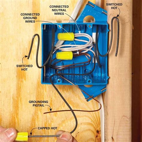 wires in electrical box|residential electrical boxes.